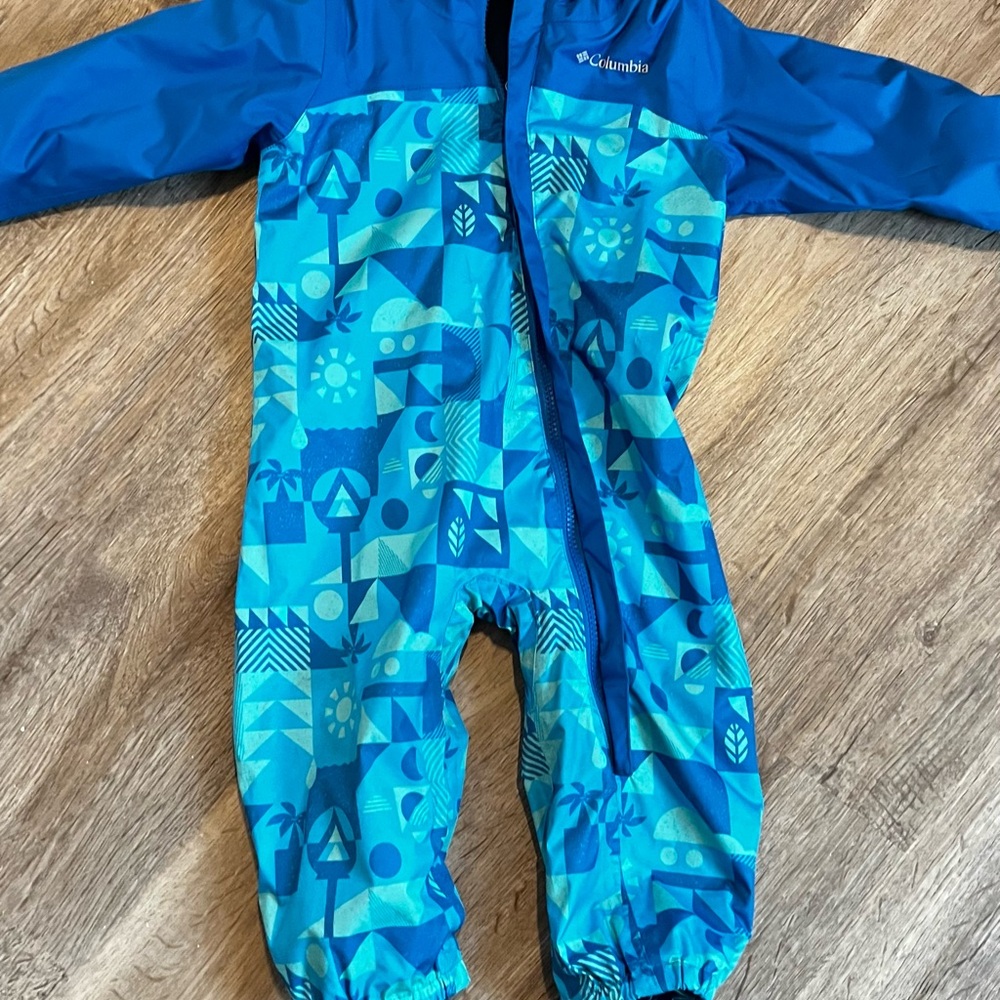 Columbia Kids Blue Patterned One Piece